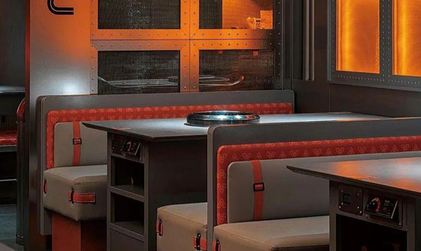 現代風燒烤店裝修設計，不僅有顏值還有品質