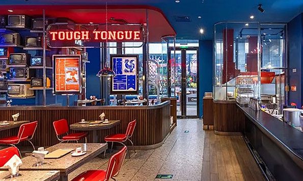 燒烤店室內設計風格，簡約到極致就是潮