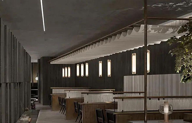 日本料理店設計理念，簡潔淡雅與清晰自然