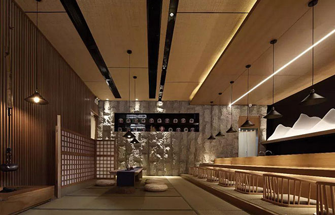 日式料理店設計裝修公司，恰到好處的驚艷點綴