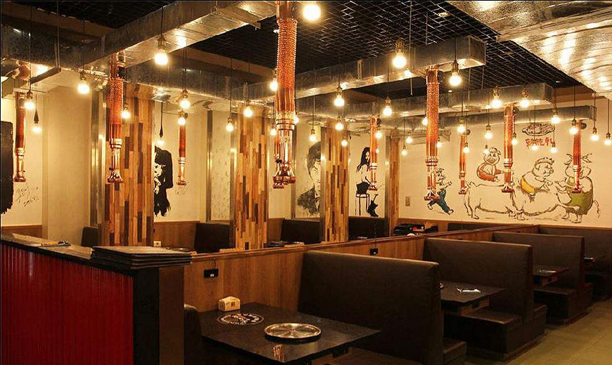 豐茂燒烤餐廳設計