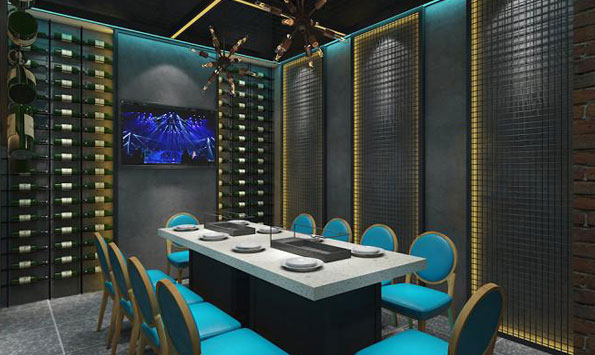 高檔燒烤店裝修，給你不一樣的火花