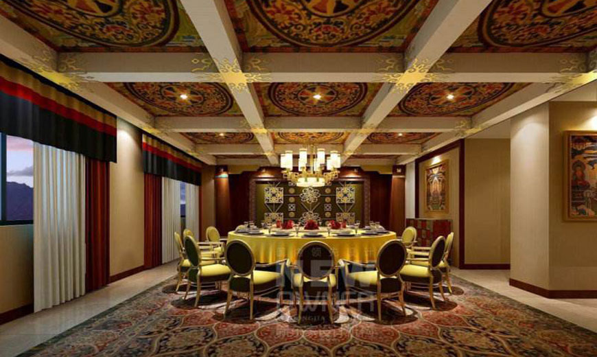吉祥圣雪藏式餐廳設計