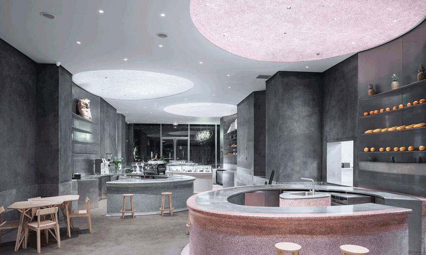 甜心搖滾沙拉輕食餐廳設計