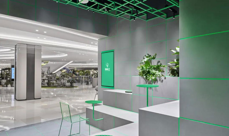 清歡白茶餐廳設計