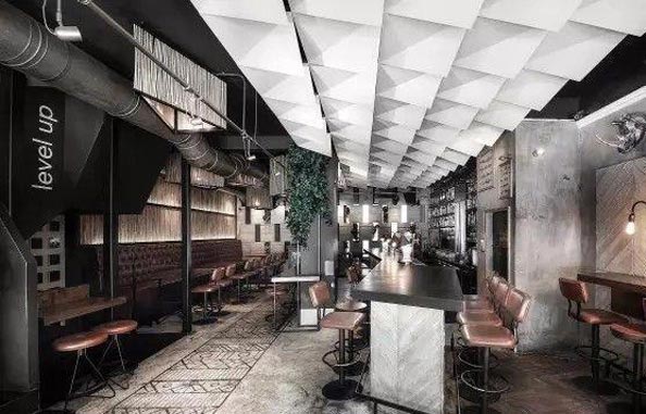 工業(yè)風餐廳設計，狂野放蕩不羈的工業(yè)風格餐廳