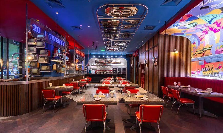 硬舍美式餐廳設(shè)計(jì)