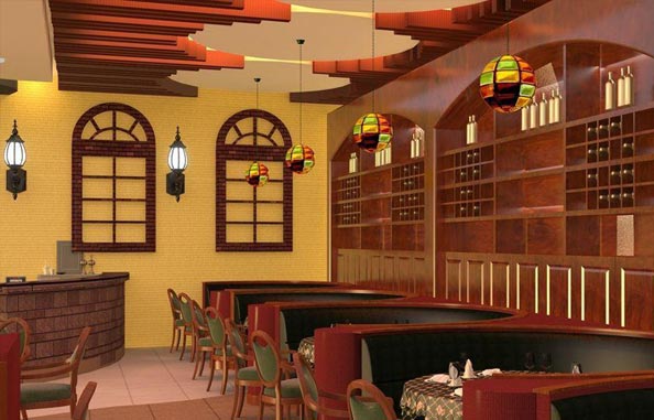 歐式餐廳設(shè)計_歐式西餐廳裝修的視覺沖擊感