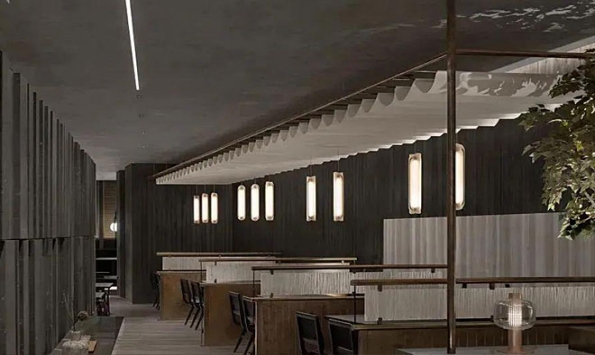 日本料理店設(shè)計理念，簡潔淡雅與清晰自然