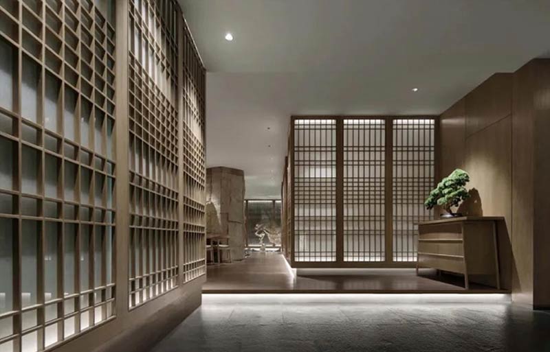 日本四葉料理高檔西餐廳空間設計-5