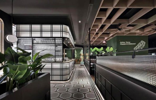 星美聚簡約時尚西餐廳設計裝修