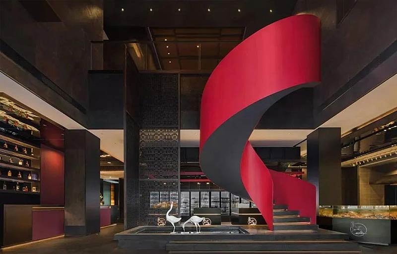 山居榮府大型餐廳飯店裝修設計-1