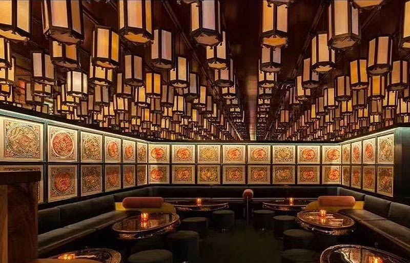 朋克里中餐廳會所設計