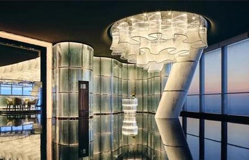 食悅閣中餐廳走道設計