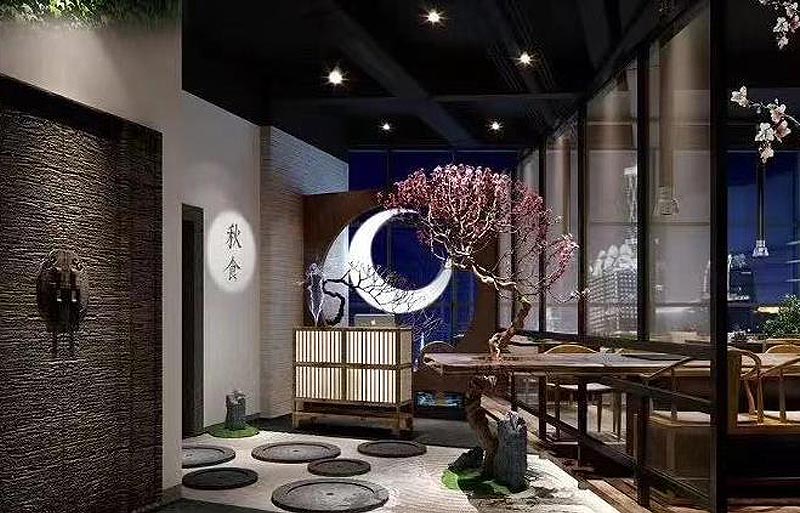 禪意烤肉新中式餐廳設計風格