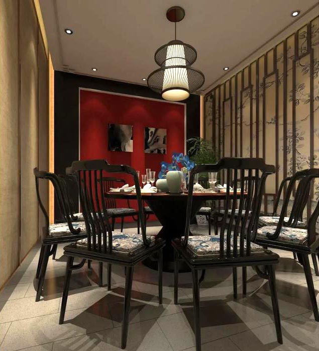 魚籽村中餐廳包房空間設計