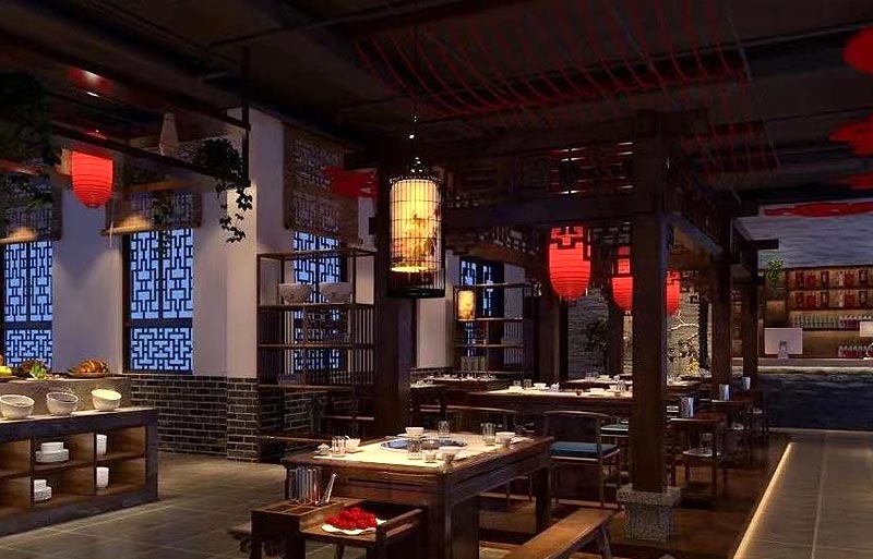 重慶串串香特色火鍋店設計