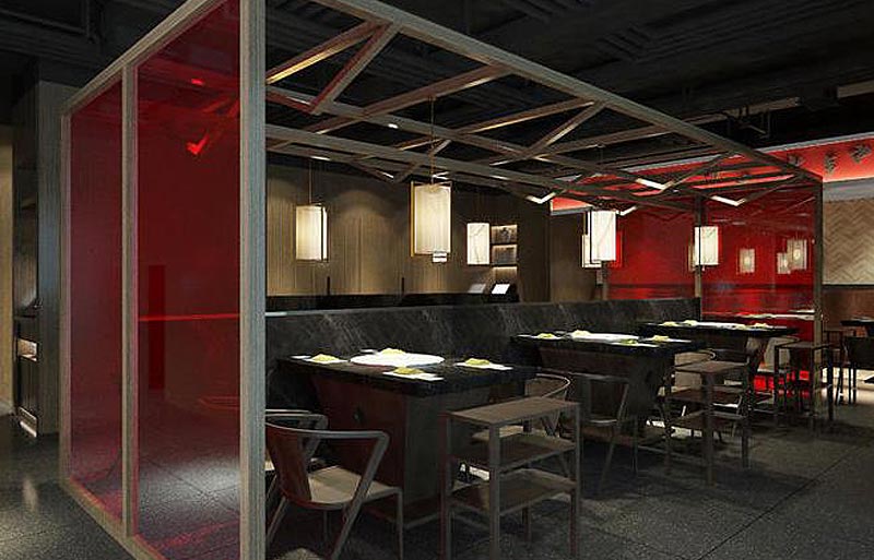 周記火鍋店桌椅設計