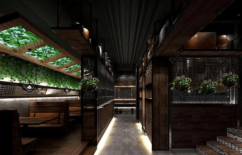 24味坊仿古中餐廳設計