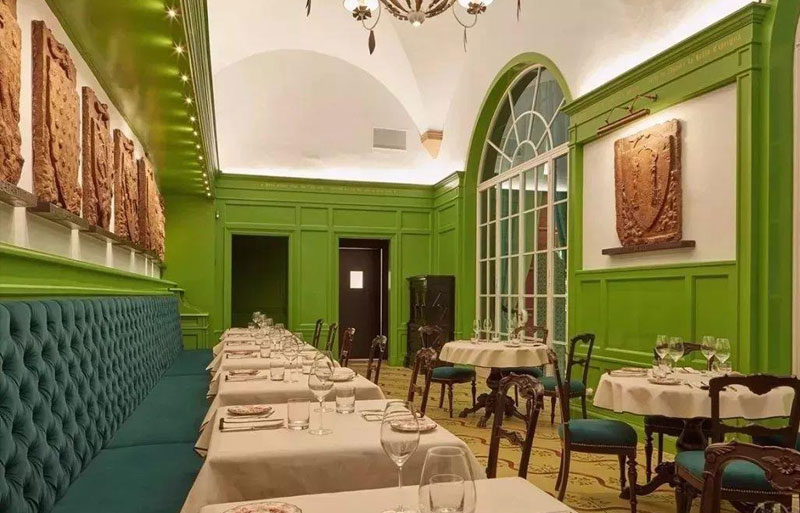Gucci Osteria西餐廳店鋪裝修設計