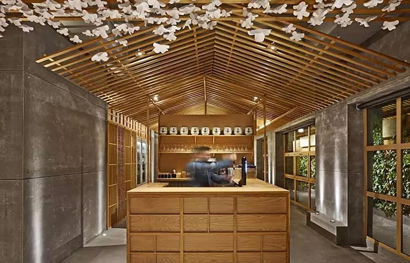 艾樂西餐廳吧臺設計