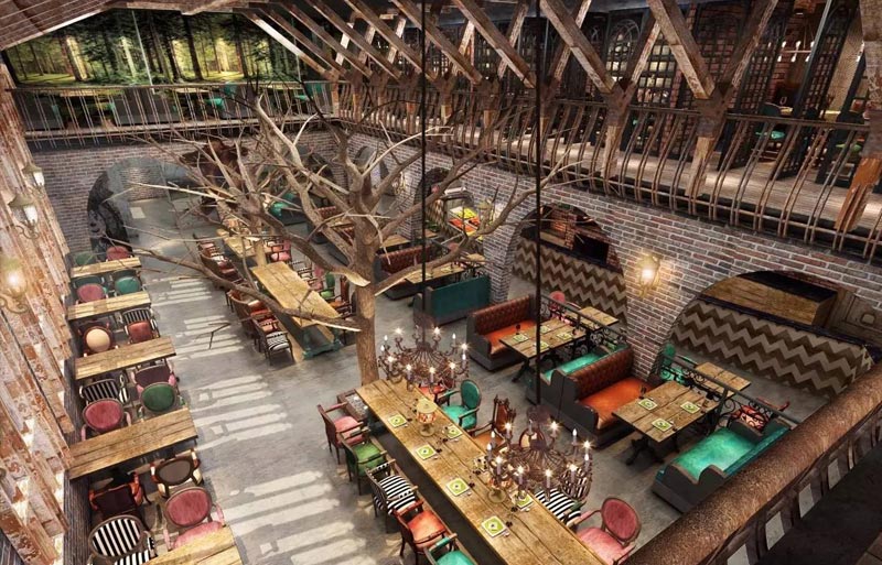 Pioneering西餐廳布局設計